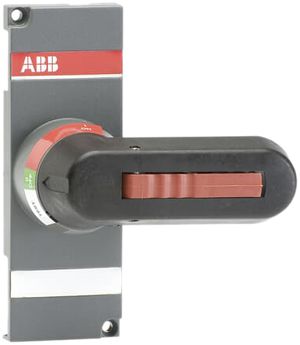 Commande rotative directe ABB OTV250EK, pour OT160EV…250E/OT200U, TEST-O-I, noir