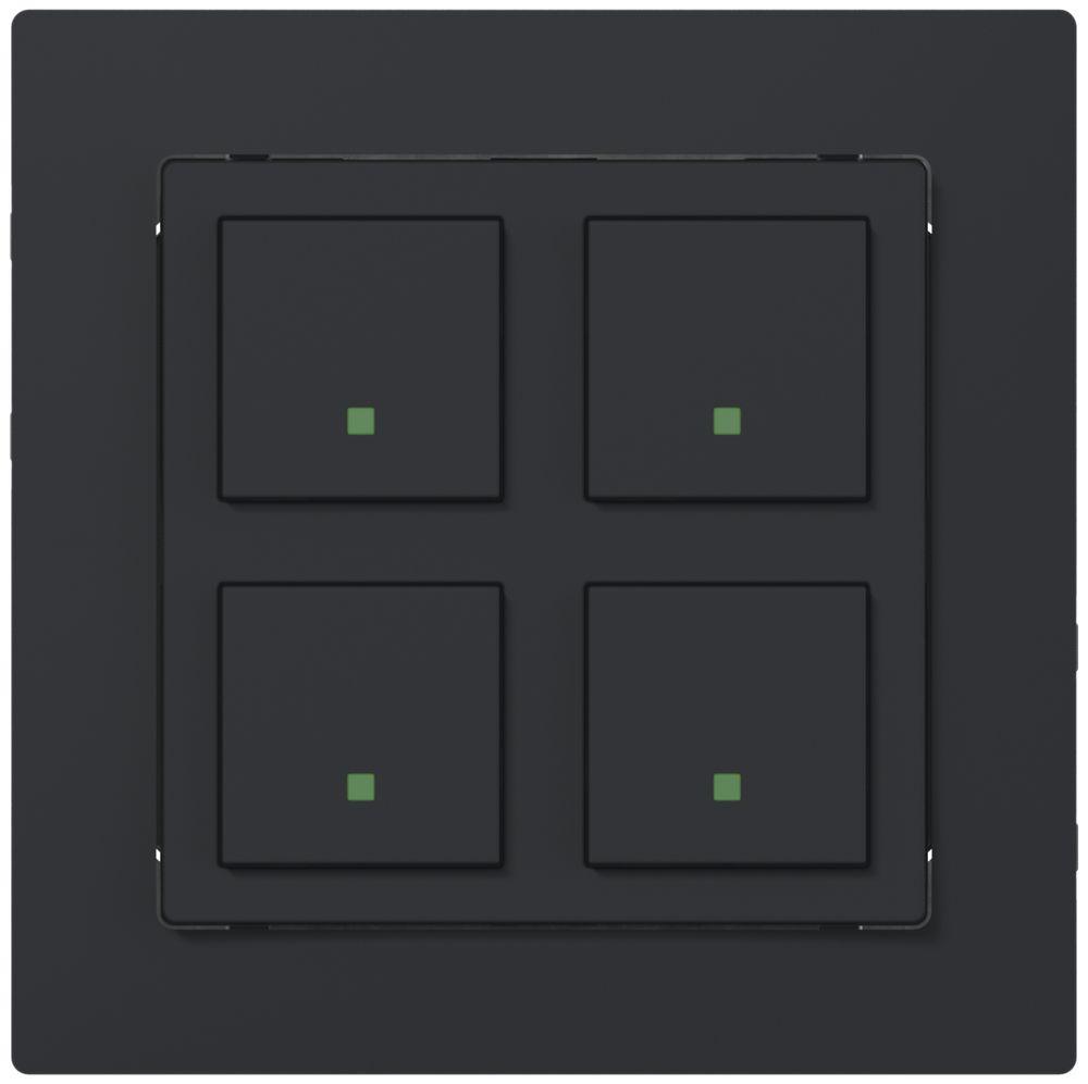 Kit frontal ENC ABB SIDUS anthracite pour senseur 2×free@home