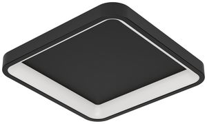 Plafonnier LED Eglo LORETELLO-Z 23W 0…2500lm 2700…6500K VAR 350×75mm noir
