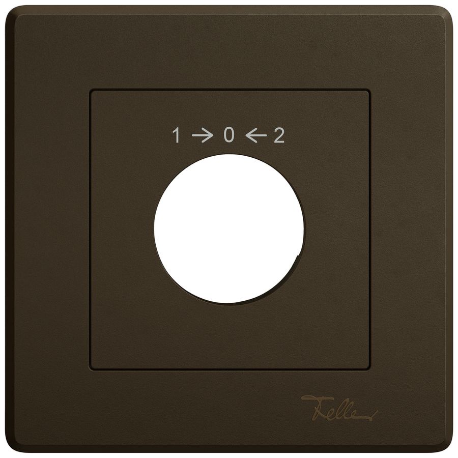 UP-Montageset EDIZIO.liv SNAPFIX® f.Schwenktaster m.Schloss 1 → 0 ← 2 br