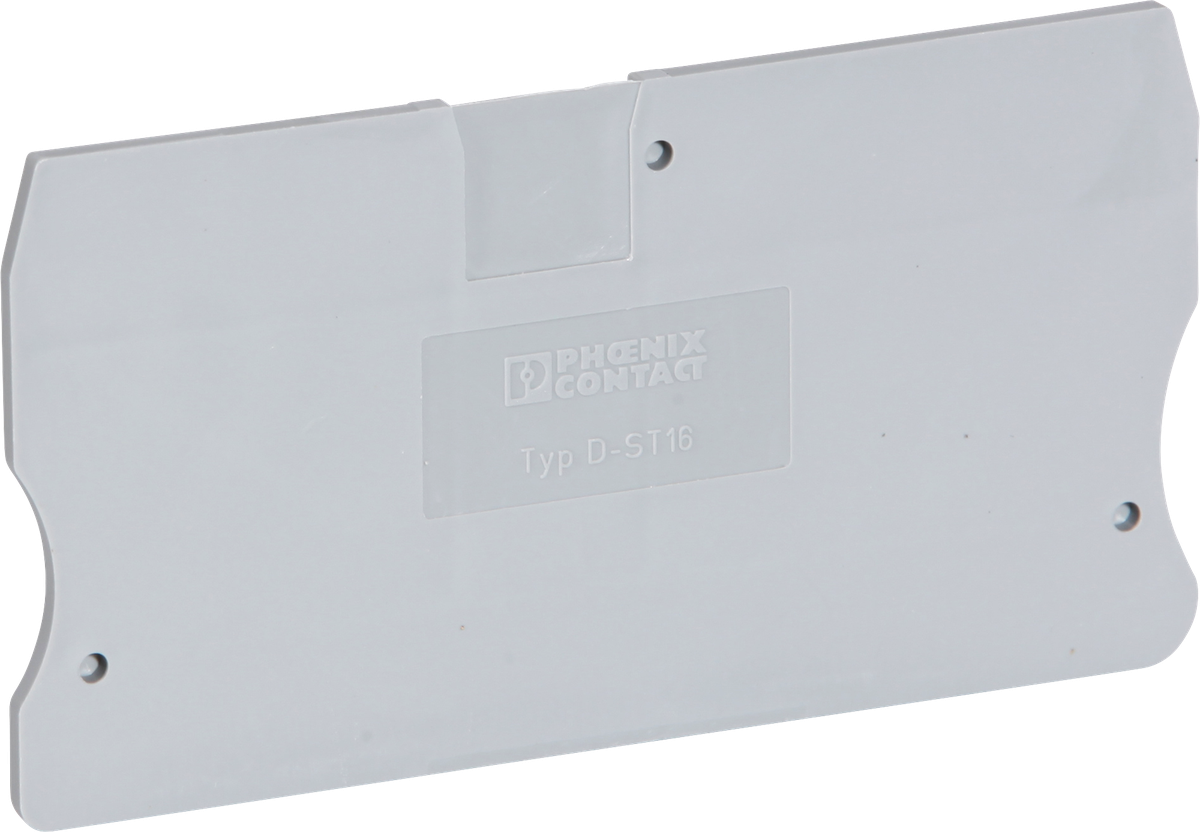 Deckel Phoenix Contact L=80mm, B=2.2mm H=51.1mm, grau