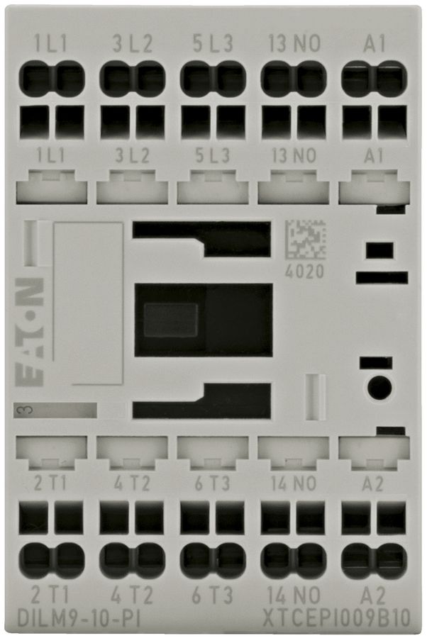 Contattore di potenza Eaton, 3P 4kW, 1Ch, 24VDC, Push-in