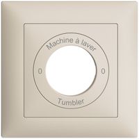 Kit front. Machine à laver-0-Tumbler EDIZIOdue 88×88mm crema