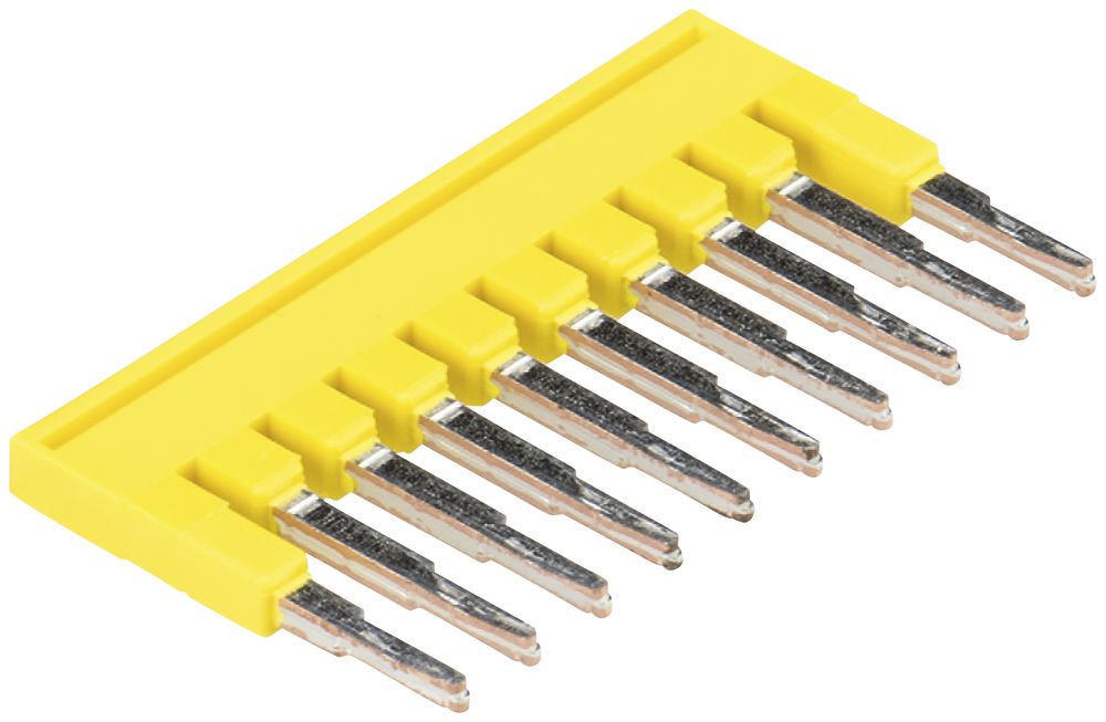 Barrette de jonction Wieland IVB WKF, 10L, 1.5mm², 4.2mm, jaune