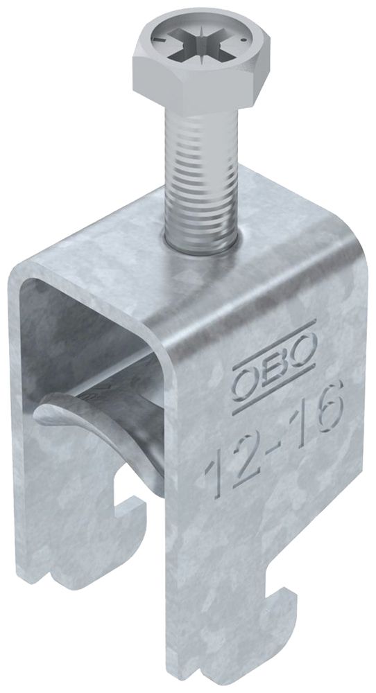 Fixation rapide BET 2056 pied à N métal 12…16mm 1×câble acier Zn-ch-im