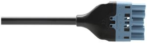 Anschlussleitung Woertz, DALI, Stecker 5L C2, 3m, halogenfrei, freies Ende, Cca