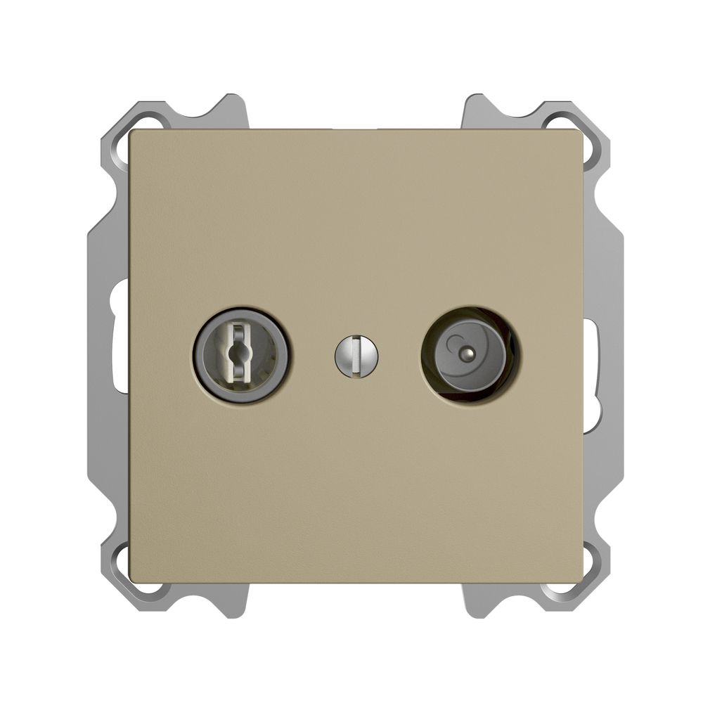 UP-TV-R-Dose EDIZIOdue 11dB sand Breitbanddose 5…2000MHz, FM