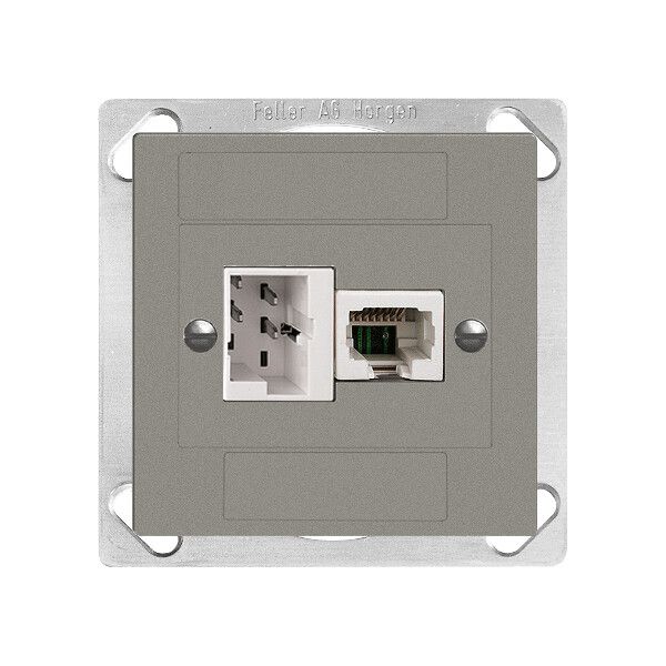 EB-Dose xDSL RJ45/TT83 dunkelgrau ITplus EDIZIOdue mit Filter
