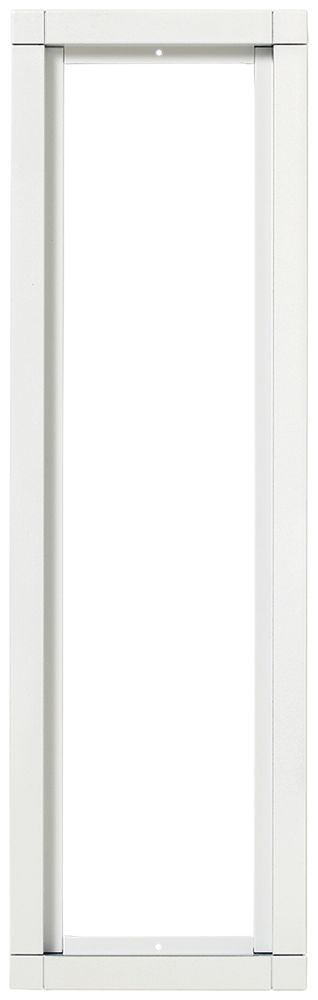 Cornice combinato Siedle, in alluminio, 431×131×15mm, bianco