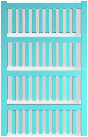 Leitermarkierer Weidmüller MultiCard SF für Ø1.2…1.6mm 21×3.2mm PA66 blau