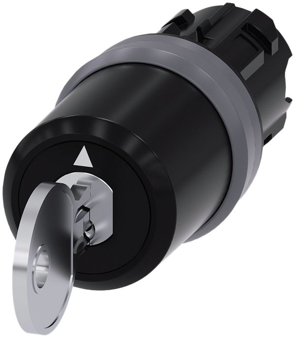 Interruttore a chiave Siemens SIRIUS ACT CES I-O-II (I/O/II) anello front.met.