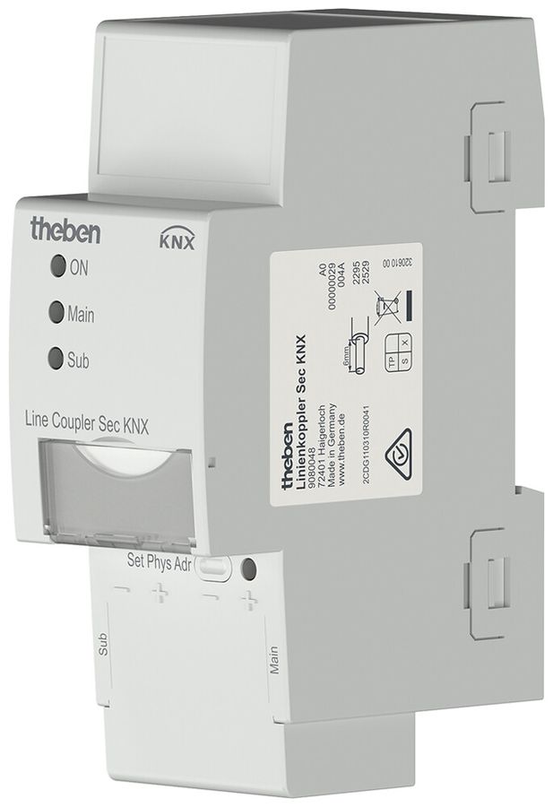 Coupleur de ligne KNX AMD Theben Sec 2UM