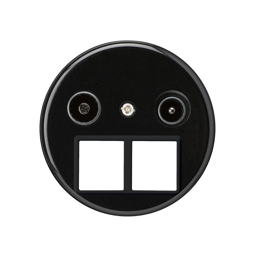 Presa d'antenna INC TV-R HMS basico A 14dB nero