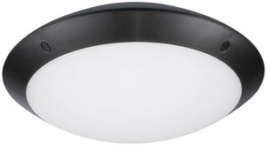 LED-Decken-/Wandleuchte START SURFACE MW 25W 2400lm 3000K IP66 schwarz