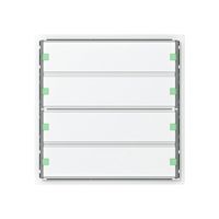 Taster-Einsatz SIDUS 4/8 mit LED weiss