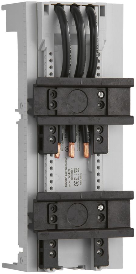 Adaptateur universel 81mm 690V 63A rail 5/10mm câbles de raccordement 10mm²