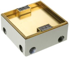 Scatola di raccordo Woertz 214×214mm ottone