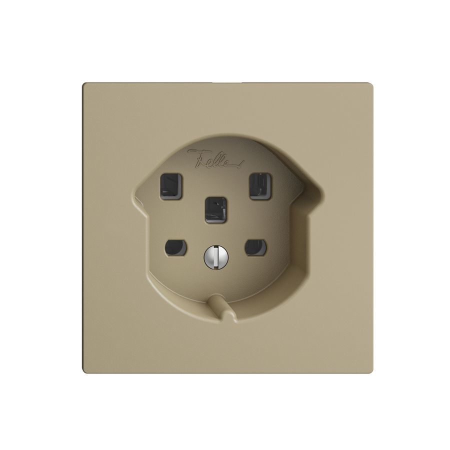 Steckdose EDIZIOdue T25 16A sand, mit Steckklemmen