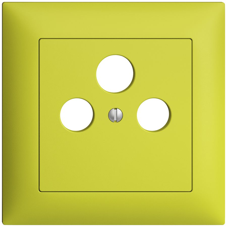 UP-Frontset EDIZIOdue lemon 88×88mm