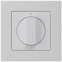 UP-Drehschalter kallysto.pro 0/1L hellgrau mit Drehgriff