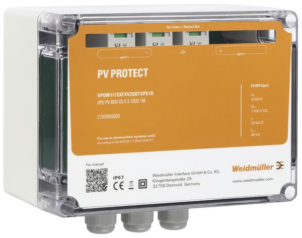 Coffret de protection surtension WM VPUM1I1SXFXV1O0TXPX10