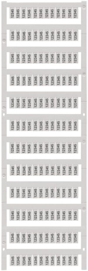 Marqueur de borne Weidmüller MultiCard WS 10×5mm impression spéciale PA66