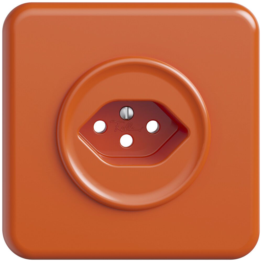 Kit frontal ENC STANDARDdue 1×T13, 90×90mm, orange