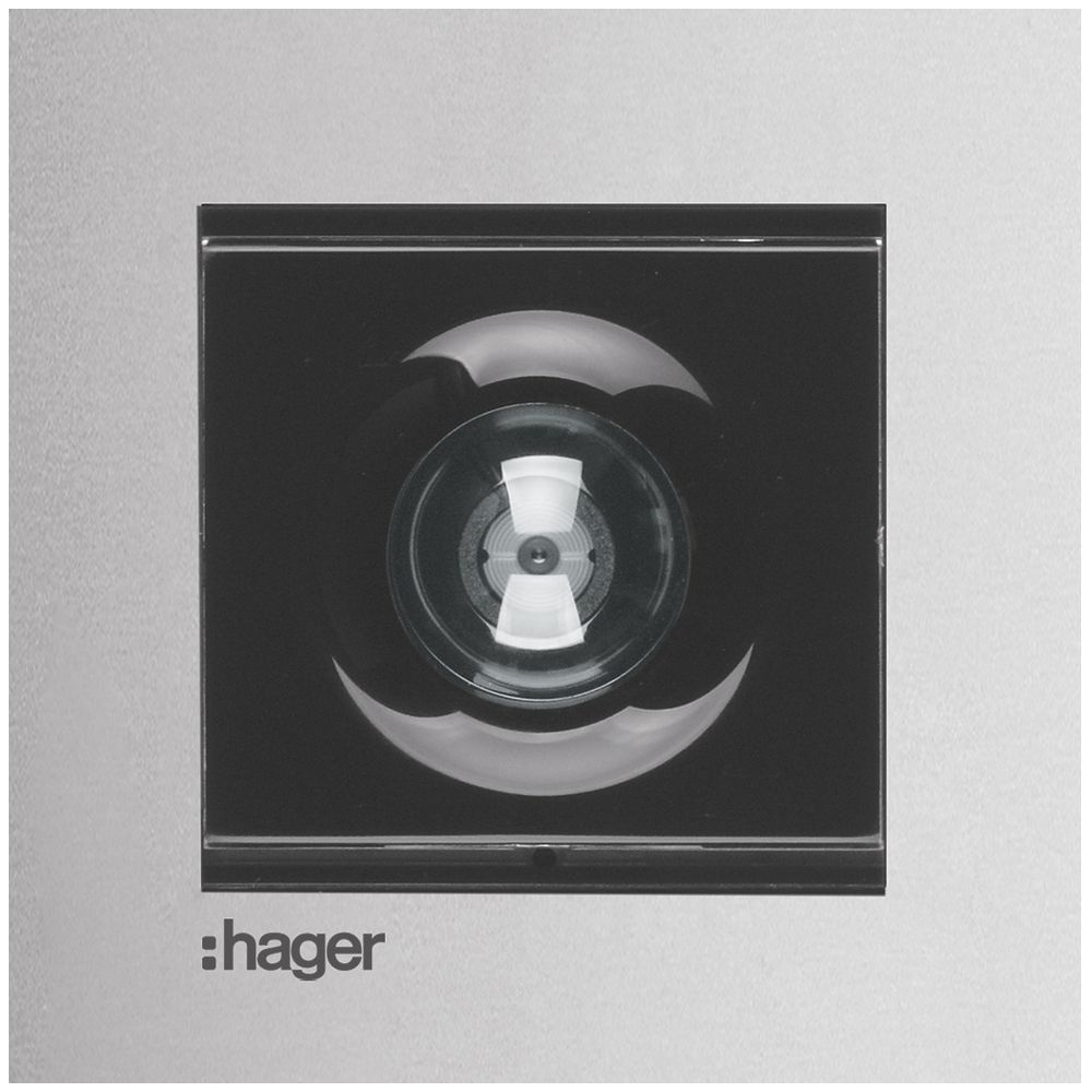 Audio-/Video-Modul Hager elcom.modesta 2-Draht für Türsprechanlage, Edelstahl