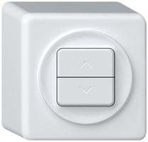 AP-Storenschalter origin 1P 2×Tasten 88×88×54mm weiss