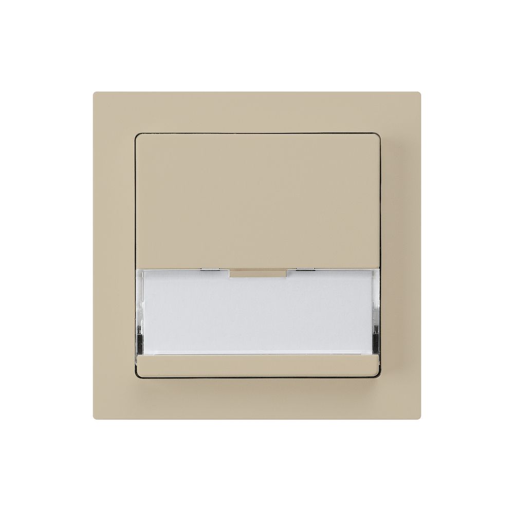 UP-Sonnerietaster kallysto beige A/1L mit Namensschild 37×15mm