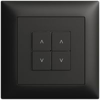 UP-Storenschalter 2K/4T Edue Wiser schwarz