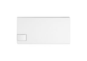 Poussoir 1/2 EDIZIO.liv SNAPFIX® p.KNX&UNI s.LED comm.à 1 touche bc