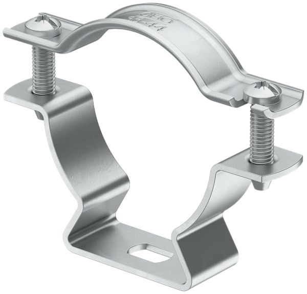 Rohr-/Kabelschelle Bettermann, mit Schraubenloch, Ø53…63mm, verzinkt