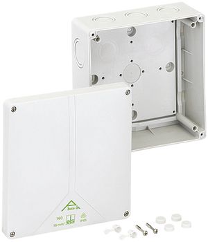 Boîte dérivation AP Abox-i 160 vide, PC, 180×180×91mm, IP65