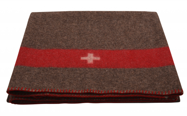 Schweizer Armee Wolldecke