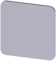 Bezeichnungsschild Siemens SIRIUS ACT, ohne Aufdruck, 22×22mm, silber