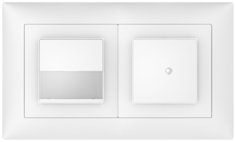 Combinaison ENC SIDUS 1×2 contact+sonnerie blanc