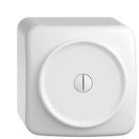 AP-Blindabdeckung Feller STANDARDdue QX Bohrung Ø58mm weiss