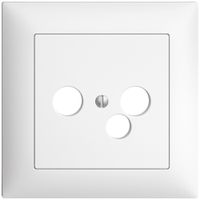 UP-Frontset EDIZIOdue weiss 88×88mm