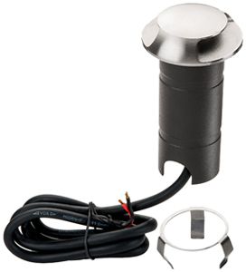 EB-LED-Bodenleuchte SG Luna Deco 2 IP67 4W 16lm 3000K Ø60×90mm schwarz