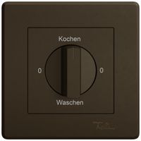 UP-Montageset EDIZIO.liv SNAPFIX® f.Drehschalter m.Griff 0-Kochen-0-Waschen br