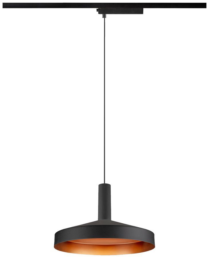 Lampada sospesa LED SLV LALU TETRA 10W 700lm 2700…3000K REG Ø240×165mm nero