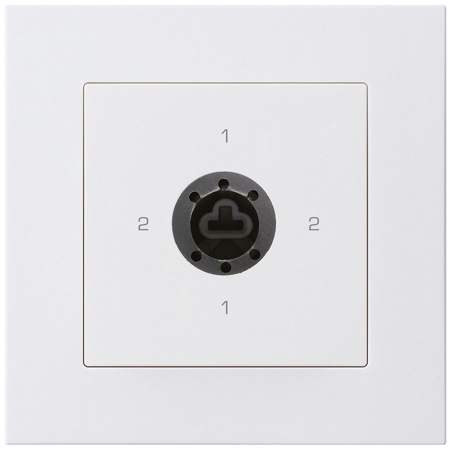 Interrupteur rotatif ENC kallysto.pro 3/1L blanc serrure sûreté s.cylindre