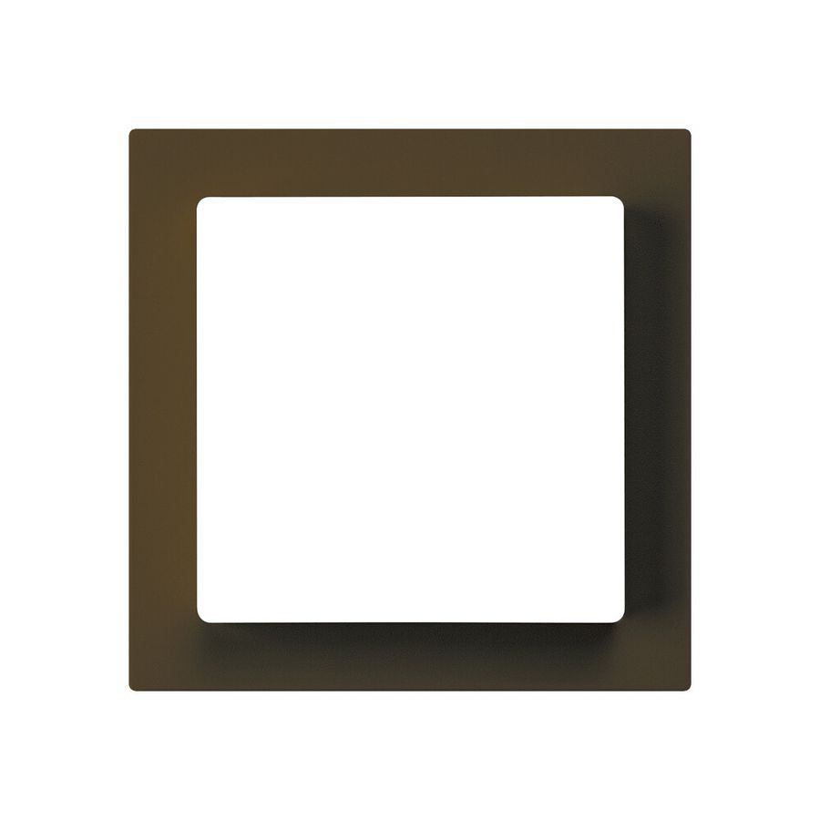 Frontplatte kallysto braun 60×60mm für Druckschalter