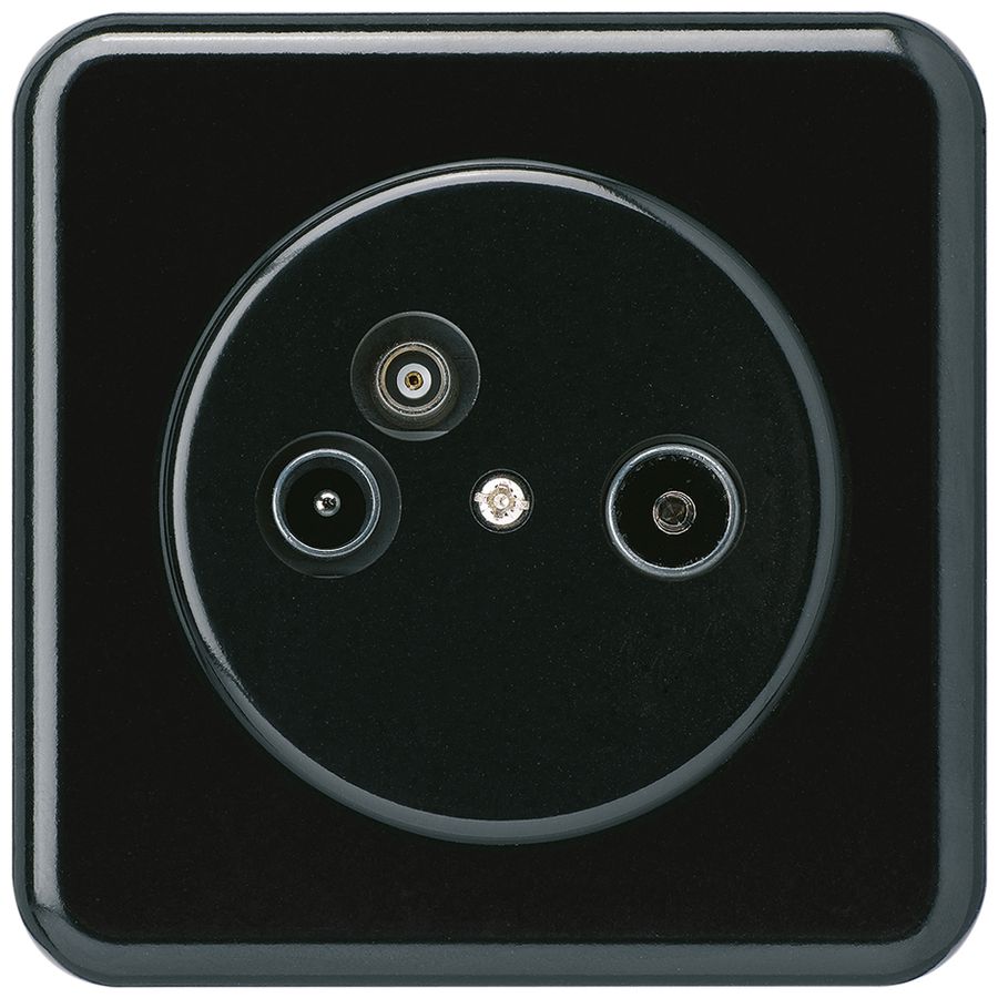 UP-Antennendose TV-R-Daten basico C 2GHz 14db schwarz