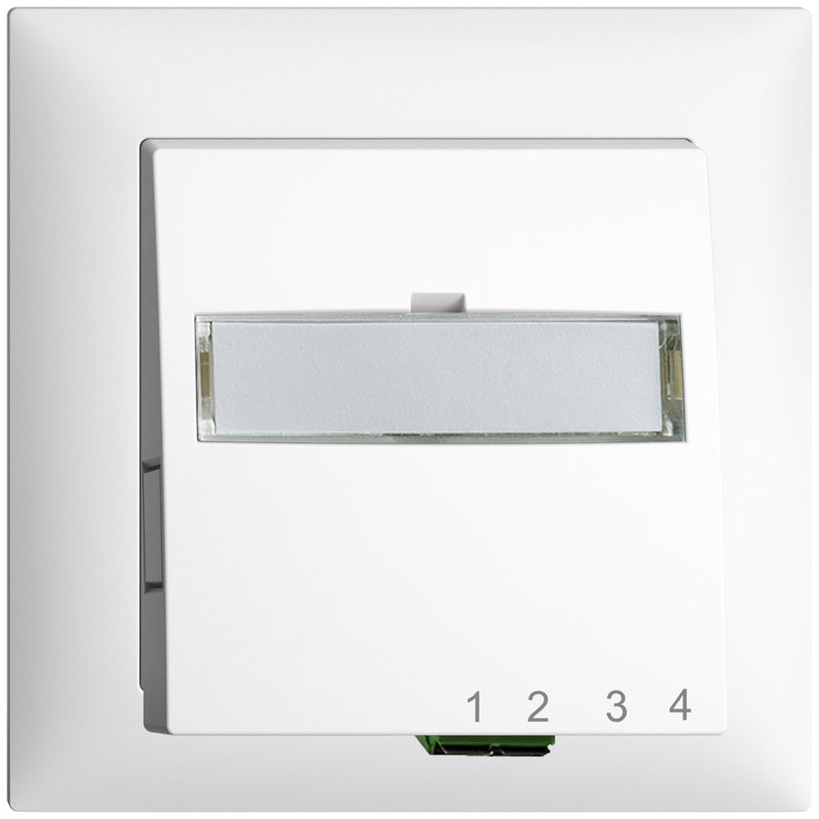 Boîte de raccordement ENC FTTH EDIZIOdue FH 1×LC APC Duplex FMI blanc