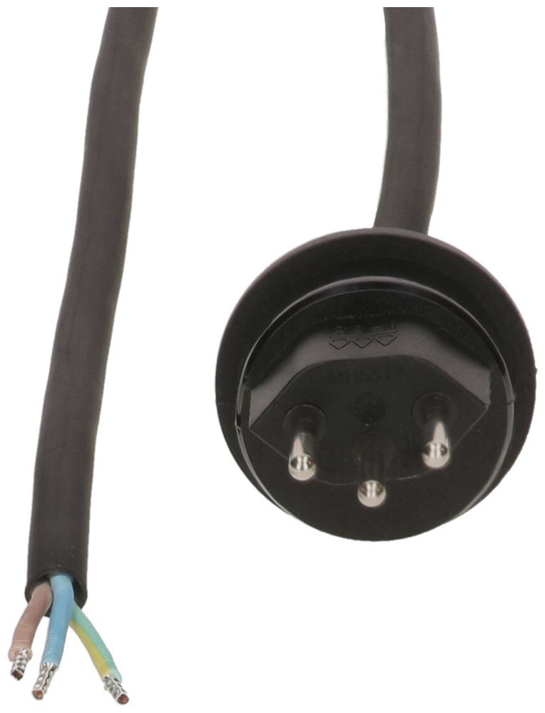 Apparatekabel MAX HAURI GDV 3×1.5mm² 3m schwarz Stecker T13 IP55