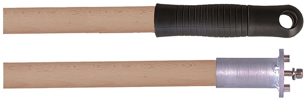 Besenstiel Plica aus Holz, 150cm Ø=24mm