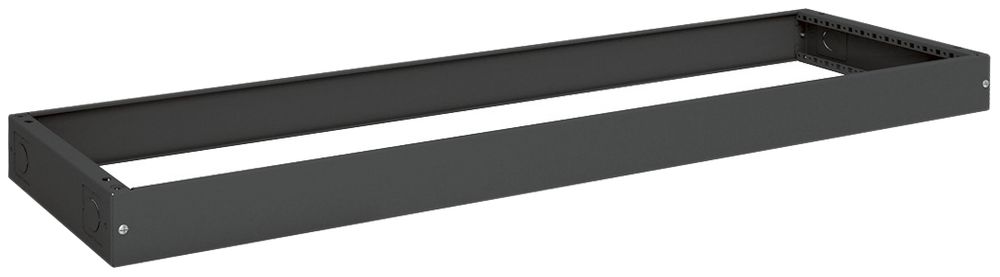 Zoccolo Hager univers 100×1550×400mm per armadio FR nero RAL 9005