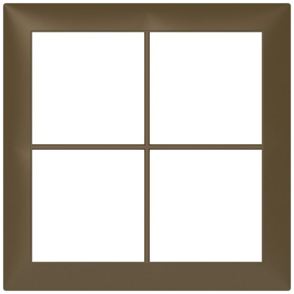 Telaio di copertura SIDUS 2×2 titanio